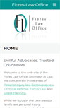 Mobile Screenshot of floreslawoffice.net